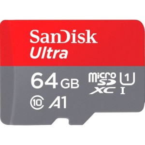 Карта памяти SanDisk 64GB microSD Class 10 A1 R-140 (SDSQUAB-064G-GN6IA)