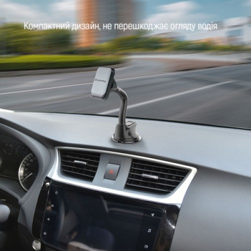 Универсальный автодержатель ColorWay Magnetic Dashboard-3 (360° rotation) Gray (CW-CHM17-GR)