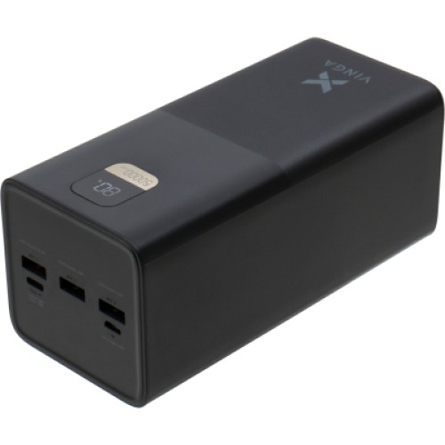 Батарея универсальная Vinga 50000 mAh 22.5W Display Black (VPBB5022)