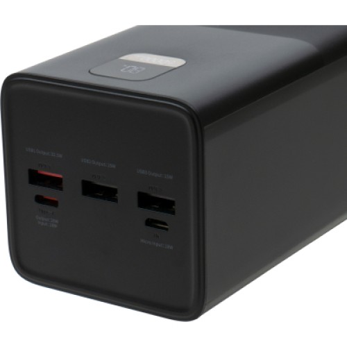 Батарея универсальная Vinga 50000 mAh 22.5W Display Black (VPBB5022)