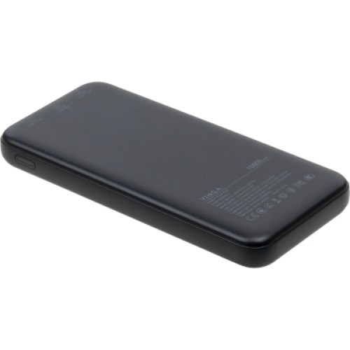Батарея универсальная Vinga 10000 mAh 22.5W Display Black (VPBB1022)