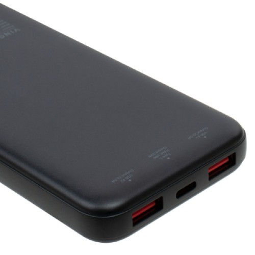 Батарея универсальная Vinga 10000 mAh 22.5W Display Black (VPBB1022)
