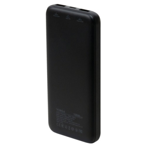 Батарея универсальная Vinga 10000 mAh 10W Black (VPBB10)