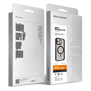 Чохол до мобільного телефона Armorstandart Unit MagSafe SE Apple iPhone 15 Pro Max Black Orange (ARM75363)