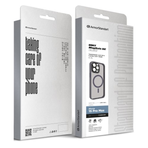 Чехол для мобильного телефона Armorstandart Unit MagSafe SE Apple iPhone 15 Pro Max Titanium Grey (ARM75381)