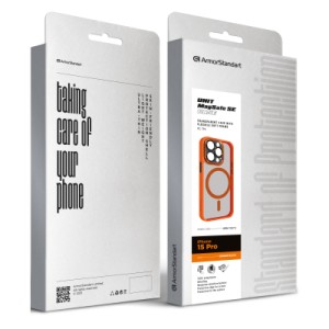 Чохол до мобільного телефона Armorstandart Unit MagSafe SE Apple iPhone 15 Pro Orange Black (ARM75371)