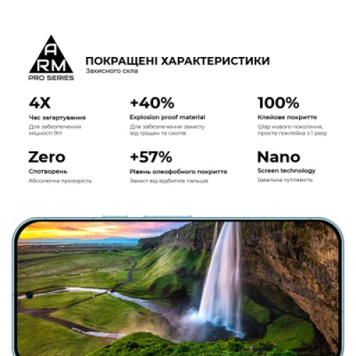 Стекло защитное Armorstandart Pro Google Pixel 9 Pro Black (ARM74678)