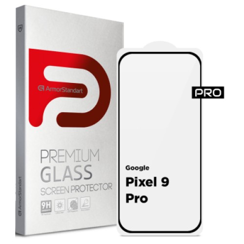 Стекло защитное Armorstandart Pro Google Pixel 9 Pro Black (ARM74678)