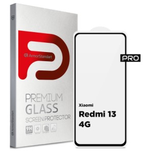 Скло захисне Armorstandart Pro Xiaomi Redmi 13 4G Black (ARM78248)