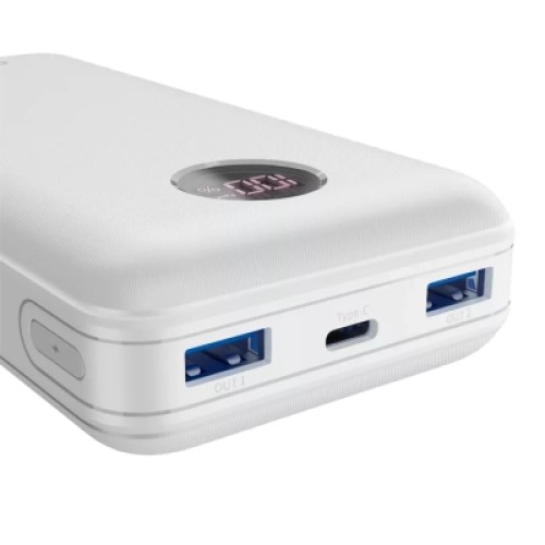 Батарея универсальная Canyon PB-2002 20000mAh, PD/20W, QC/3.0/22.5W, White (CNE-CPB2002W)