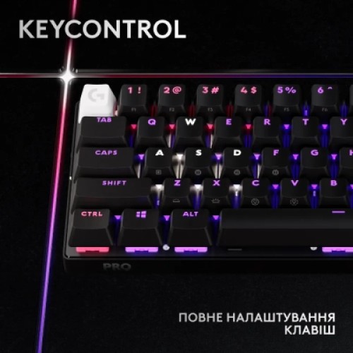Клавиатура Logitech G Pro X 60 Lightspeed GX Tactile Wireless/Bluetooth UA Black (920-011911)