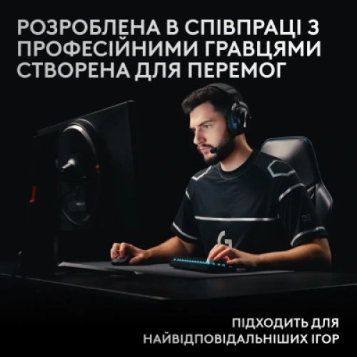 Клавиатура Logitech G Pro X 60 Lightspeed GX Tactile Wireless/Bluetooth UA Black (920-011911)