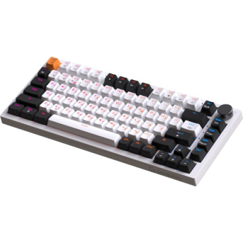 Клавиатура GamePro MK160W Hot-Swap Red Swich RGB USB UA White (MK160W)