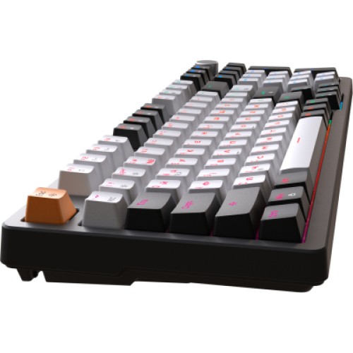 Клавиатура GamePro MK170B Hot-Swap Red Swich RGB USB UA Black (MK170B)