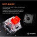 Клавиатура GamePro MK180W Hot-Swap Red Swich RGB USB UA White (MK180W)