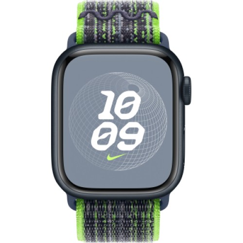 Ремешок для смарт-часов Apple 41mm Bright Green/Blue Nike Sport Loop (MTL03ZM/A) Ремешок для смарт-часов Apple 41mm Bright Green/Blue Nike Sport Loop (MTL03ZM/A)