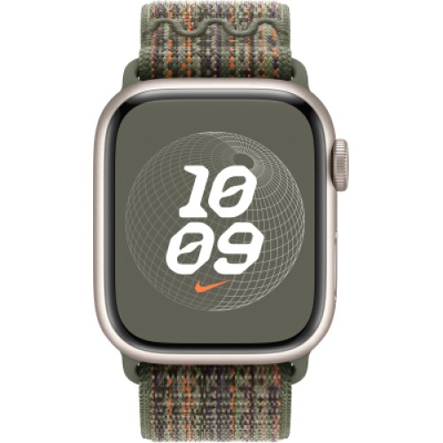 Ремешок для смарт-часов Apple 41mm Sequoia/Orange Nike Sport Loop (MTL33ZM/A) Ремешок для смарт-часов Apple 41mm Sequoia/Orange Nike Sport Loop (MTL33ZM/A)