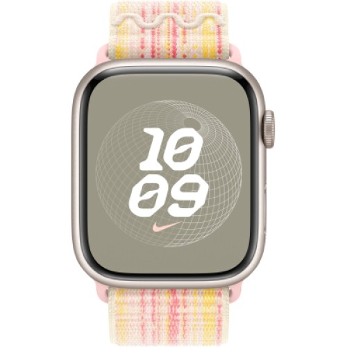Ремешок для смарт-часов Apple 45mm Starlight/Pink Nike Sport Loop (MUJY3ZM/A) Ремешок для смарт-часов Apple 45mm Starlight/Pink Nike Sport Loop (MUJY3ZM/A)