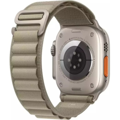 Ремешок для смарт-часов Apple 49mm Olive Alpine Loop - Large (MT5V3ZM/A) Ремешок для смарт-часов Apple 49mm Olive Alpine Loop - Large (MT5V3ZM/A)