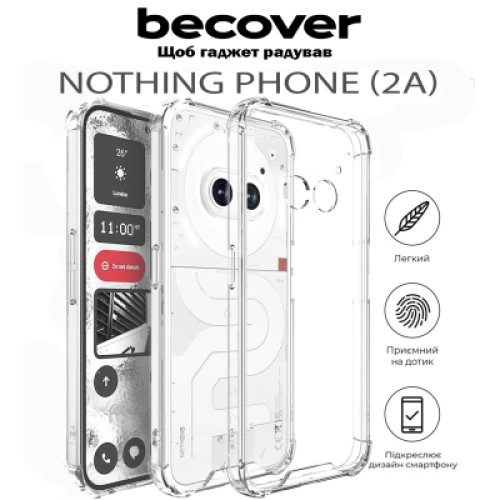 Чехол для мобильного телефона BeCover Anti-Shock Nothing Phone (2a) Clear (711793)