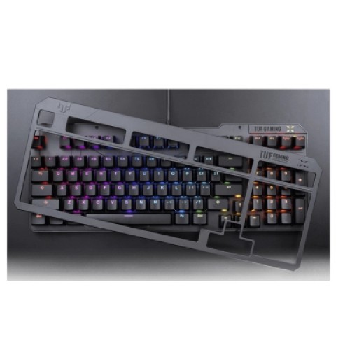 Клавиатура ASUS TUF Gaming K3 Gen II Opti-Mech RGB Red Switches USB UA Black (90MP0390-BKMA00)
