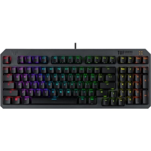 Клавиатура ASUS TUF Gaming K3 Gen II Opti-Mech RGB Red Switches USB UA Black (90MP0390-BKMA00)