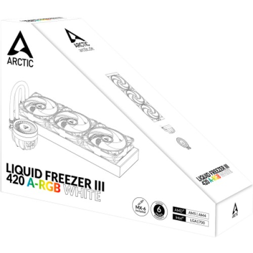 Система жидкостного охлаждения Arctic Liquid Freezer III - 420 A-RGB White (ACFRE00153A)