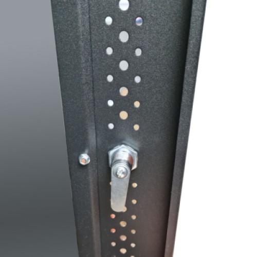 Шкаф настенный Eserver 18U 19" 600х600х907 (Ш*Г*В), сктекло, серая (ES-Е1860B)