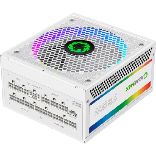 Блок питания Gamemax 750W (RGB 750 PRO WH (ATX3.0/3.1 PCI)