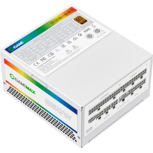 Блок питания Gamemax 850W (RGB 850 PRO WH (ATX3.0/3.1 PCI)