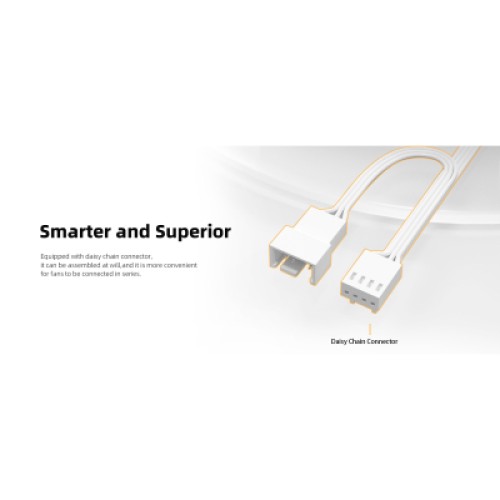 Кулер для корпуса ID-Cooling Вентилятор ID-Cooling AS-120-W (AS-120-W)