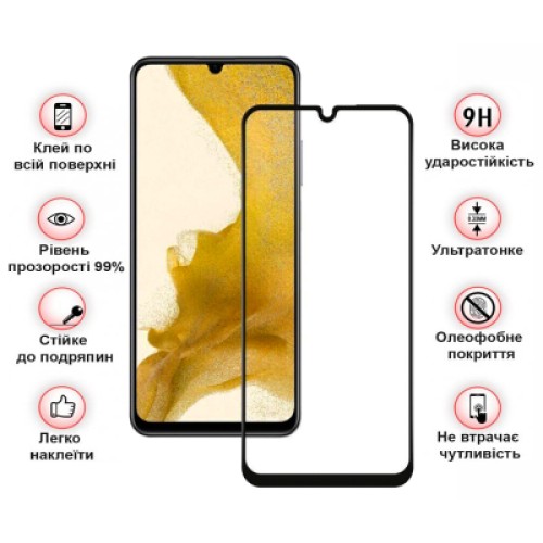 Стекло защитное BeCover ZTE Blade A34 Black (711796)