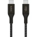 Дата кабель USB-C to USB-C 1.0m 240W Black Belkin (CAB015BT1MBK)