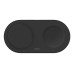Зарядное устройство Belkin 2in1 15W Pad Qi2 black (WIZ021VFBK)
