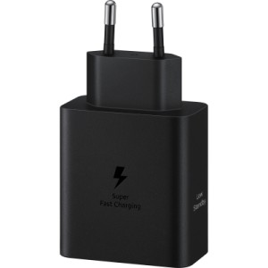 Зарядное устройство Samsung 50W 2xUSB-С + cableUSB-C to USB-C 1.8m black (EP-T5020XBEGEU)