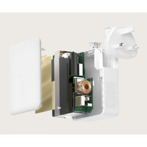 Зарядное устройство Belkin 140W 3хUSB-С GAN PD PPS USB-A White (WCH014BTWH)