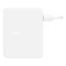 Зарядное устройство Belkin 140W 3хUSB-С GAN PD PPS USB-A White (WCH014BTWH)