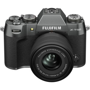 Цифровий фотоапарат Fujifilm X-T50 + XC 15-45mm F3.5-5.6 Kit Charcoal silver (16828923)