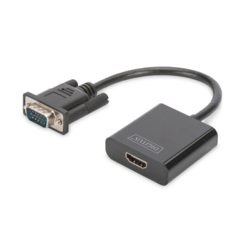 Переходник VGA to HDMI (M/F), Full HD Digitus (DA-70473)