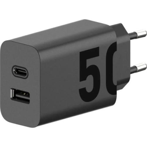 Зарядное устройство Motorola 50W U+C + cable USB-C (SJMC502) (1060545)