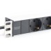 Силовой блок 1U, 8xSchuko, 16A, 250V, вилка Schuko Zpas (DN-95401)