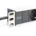 Силовой блок 1U, 8xSchuko, 16A, 250V, вилка Schuko Zpas (DN-95401)