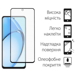 Стекло защитное Dengos Full Glue OPPO A60 (black) (TGFG-364)