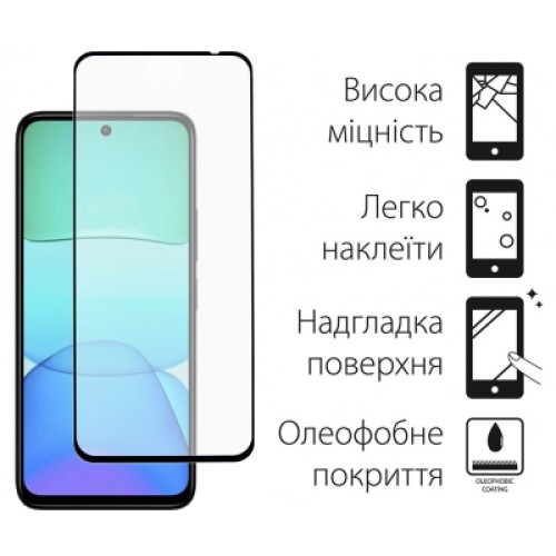 Стекло защитное Dengos Full Glue Xiaomi Redmi 13 4G (black) (TGFG-361)