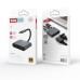 Переходник XO 4-in-1 Dock USB-C (HDMI/VGA/USB3.0/USB-C PD) (XO-HUB001SL)