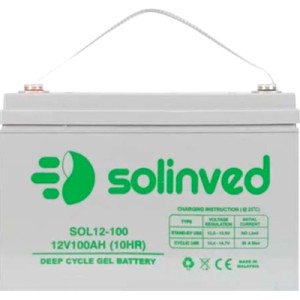 Батарея к ИБП Solinved 12V-100Ah, GEL (SLG100-12)