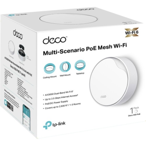 Точка доступа Wi-Fi TP-Link DECO-X50-POE-2-PACK