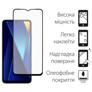 Стекло защитное Dengos POCO C65 + camera module glass (DG-TGSCP-05)