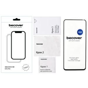 Стекло защитное BeCover Tecno POVA 5 (LH7n) 10D Black (711825)