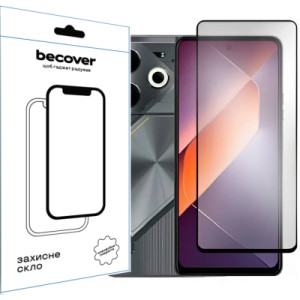 Стекло защитное BeCover Tecno POVA 6 (LI7) Black (711580)